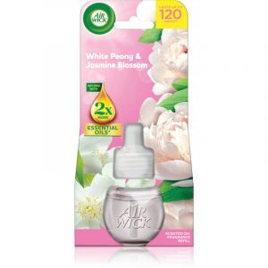 Air Wick Essential Oils White Peony & Jasmine Blossom recharge de diffuseur &eacute;lectrique 19 ml