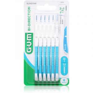 G.U.M Bi Direction Interdental Brush 2314 brossettes interdentaires 0,9 mm 6 pcs