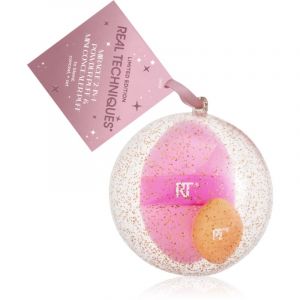 Real Techniques Miracle 2-in-1 Powder Puff Ornament &eacute;ponge &agrave; maquillage 2 pi&egrave;ces