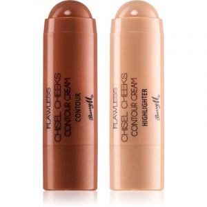 Barry M Chisel Cheeks bronzer cr&eacute;meux et enlumineur en stick duo balen&iacute; 2x5 g