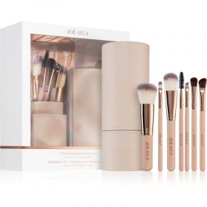 Zoë Ayla Makeup Brush Set 7 Piece kit de pinceaux avec étui