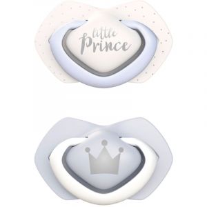 Canpol babies Royal Baby A 0-6 m tétine Blue 2 pcs