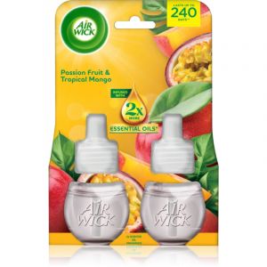 Air Wick Passion Fruit & Tropical Mango recharge de diffuseur &eacute;lectrique 2x19 ml
