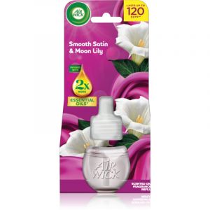 Air Wick Essential Oils Smooth Satin & Moon Lily recharge de diffuseur &eacute;lectrique 19 ml