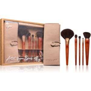 Too Cool For School Artist Vegan Brush Set kit de pinceaux avec étui