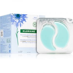 Klorane Bleuet Organic masque illuminateur contour des yeux 7x2 pcs