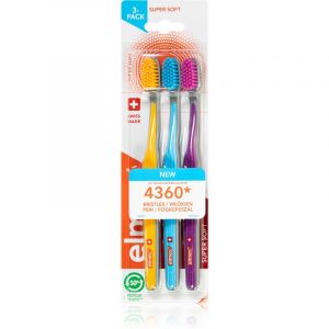 Elmex Super Soft 4360 brosse à dents Super soft 3 pcs