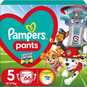 Pampers Pants Paw Patrol Size 5 couches-culottes à usage unique 11-17 kg 66 pcs