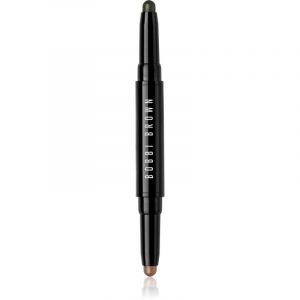 Bobbi Brown Long-Wear Dual-Ended Cream Shadow Stick crayon fard &agrave; paupi&egrave;res duo teinte Caf&eacute; / Gilded Green 1.6 g
