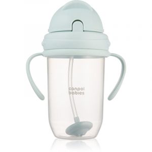 Canpol babies Cup tasse avec contre-poids Green 6m+ 270 ml