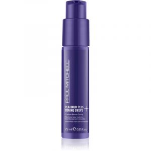 Paul Mitchell Platinum Plus Toning Drops gouttes de pigment pour les cheveux blonds froids ayant subi une décoloration ou un balayage 25 ml