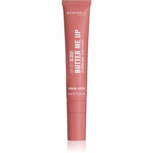 Rimmel Oh My Gloss! Butter Me Up baume &agrave; l&egrave;vres hydratant teinte 007 Cappuccino 15 ml