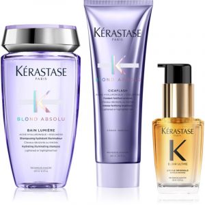 K&eacute;rastase Blond Absolu + Elixir Ultime conditionnement avantageux pour cheveux blonds