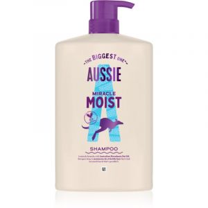 Aussie Miracle Moist shampoing hydratant pour cheveux secs et abîmés 1000 ml