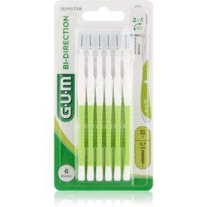 G.U.M Bi Direction Interdental Brush brossettes interdentaires 0,7 mm 6 pcs