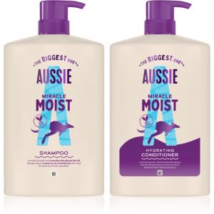 Aussie Miracle Moist ensemble pour une hydratation et une brillance