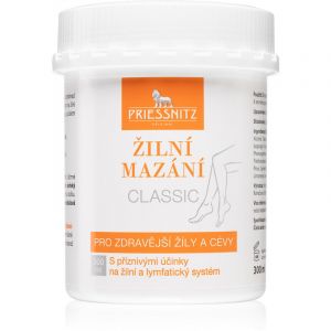Priessnitz Classic cr&egrave;me de massage avec effets b&eacute;n&eacute;fiques sur le syst&egrave;me veineux et lymphatique 300 ml