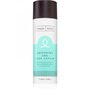 Frank Body Smoothing AHA crème hydratante et nourrissante à l’acide lactique 140 ml