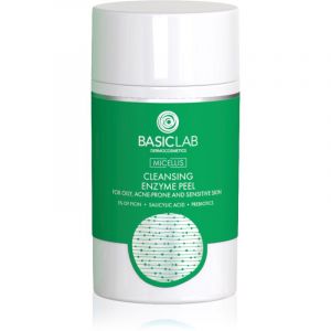 BasicLab Dermocosmetics Micellis exfoliant enzymatique pour peaux grasses et à problèmes 35 g