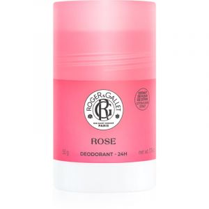 Roger & Gallet Rose d&eacute;odorant solide sans sels d'aluminium protection 24h pour femme 50 g