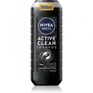 NIVEA MEN Active Clean shampoing nettoyant en profondeur au charbon actif 500 ml