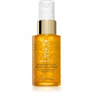 KORA Organics Turmeric Glow mousse nettoyante visage 30 ml