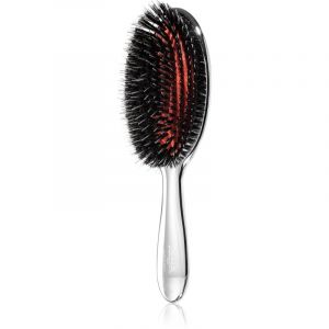 Janeke Chromium Line Air-Cushioned Brush with Bristles and Nylon Reinforcement brosse &agrave; cheveux ovale 22 x 7 cm 1 pcs