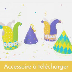 REVE DE PAN Printable - Chapeaux de Carnaval | moment cr&eacute;atif apaisant | activit&eacute; amusante