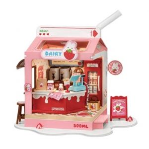 ROLIFE-ROBOTIME Maquette 3D  Magasin Lait Fraise | bois | dès 14 ans | activité créative
