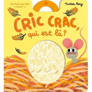 MILAN Livre &agrave; tirettes Cric Crac | d&eacute;couvertes des animaux | d&eacute;veloppe l'imagination &agrave; 1 an