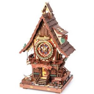 ROKR-ROBOTIME Maquette 3D - Horloge Coucou Cuckoo Clock | bois | dès 14 ans | look rétro | activité créative | 3D ludique