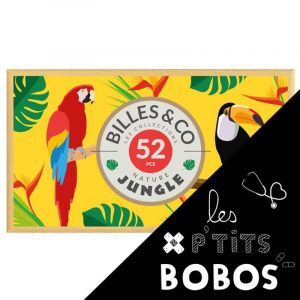 Coffret de 52 billes Jungle - Billes & Co - P'tit Bobo