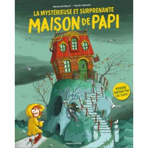 BAYARD Livre Myst&eacute;rieuse Maison de Papi | livre interactif avec flaps et m&eacute;canismes &agrave; soulever | livre jeu 3 ans