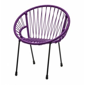 Chaise Tica scoubidou Violette