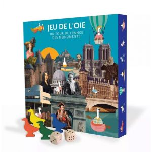 MON PETIT ART Jeu de l'Oie - Monuments de France | bois | dès 6 ans | moment convivial et intergénérationnel | réflexion