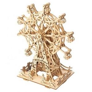 KITCREATIVES Maquette 3D - Grande Roue Solaire| bois | activité créative | patience et précision