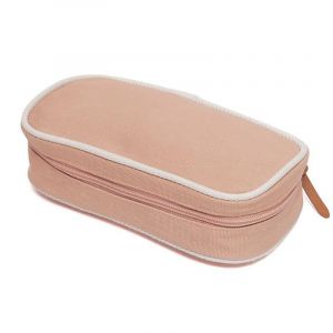 Trousse vieux rose en coton recycl&eacute; - Petit Monkey