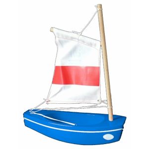 Thonier 22 cm - Le "105" - Coque Bleue