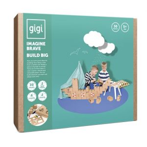 GIGI - 30 briques en carton M - V&eacute;hicules