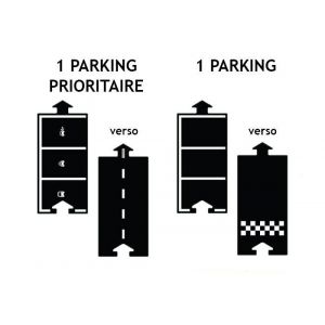 WAYTOPLAY Extension 2 pi&egrave;ces - Parking | d&egrave;s 3 ans | caoutchouc | activit&eacute; plein air