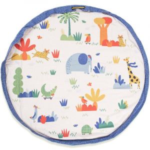 PLAY & GO Sac rangement / Tapis - Toupitis Moulin Roty | coton | range-jouets malin