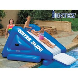 Toboggan géant gonflable Intex WATER SLIDE 302cm pour piscine