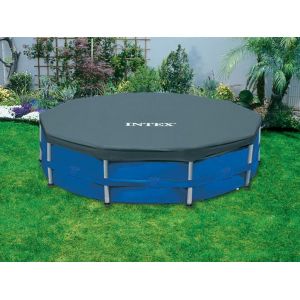 Couverture de protection Intex COVER ronde pour piscine hors-sol tubulaire Ø305cm