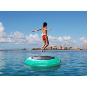 Trampoline aquatique gonflable g&eacute;ant WATER JUMP &Oslash;200cm
