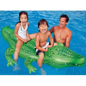 Animal gonflable Intex CROCODILE dimensions 203 x 114cm pour piscine ou plage