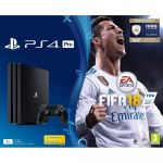 PlayStation 4 Pro 1000Go - Noir + FIFA 18 - Reconditionn&eacute;