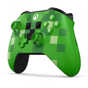 Manette Xbox One X/S Microsoft Xbox One Minecraft Creeper Edition - Reconditionné