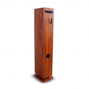 Enceinte Bluetooth Inovalley Woodtower - Marron - Reconditionné