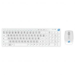 Clavier Simpletek QWERTY Anglais (UK) Sans-fil Wireless Kit with English UK Stickers - Reconditionn&eacute;