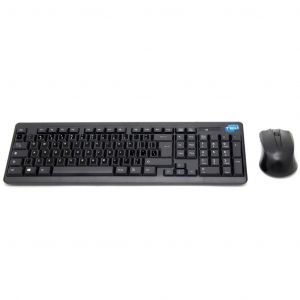 Clavier Simpletek QWERTY Anglais (US) Sans-fil Mouse + Keyboard with Stickers 1000 DPI 2.4G Nano reciever - Reconditionn&eacute;